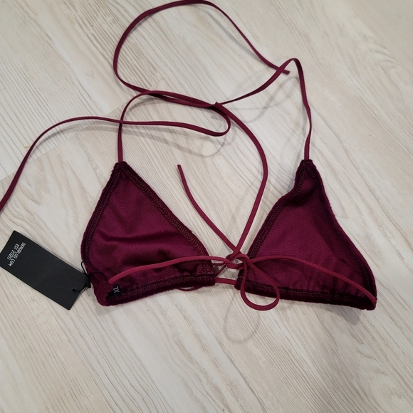 🦃🦃NEW Dolls Kill DEADBLUD Velvet micro bikini set size XL - Picture 6 of 10